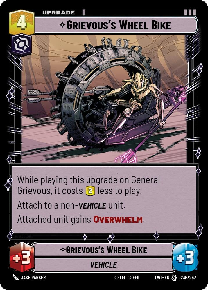 Grievous’s Wheel Bike (236) (TOR) - Star Wars: Unlimited Single