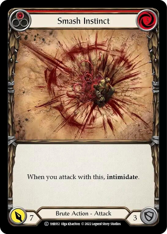 Smash Instinct (Red) (1) - Flesh and Blood TCG Single