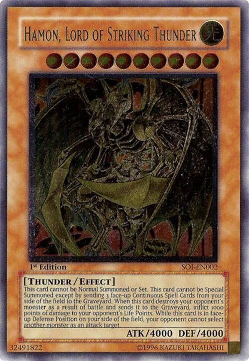 Hamon Lord of Striking Thunder (UTR) (2) - YuGiOh Single
