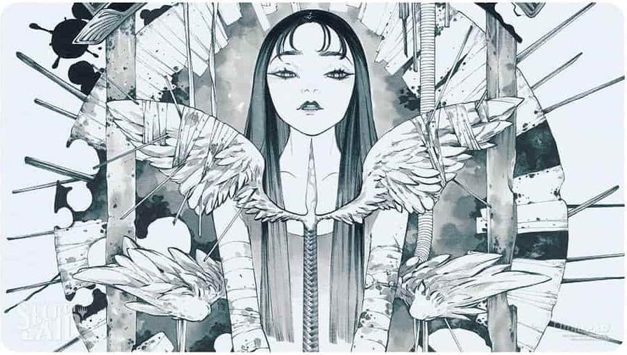 Secret Lair 2024: Peach Momoko - Deep Thoughts Deep Feelings: Psychic Corrosion Playmat for Magic: The Gathering