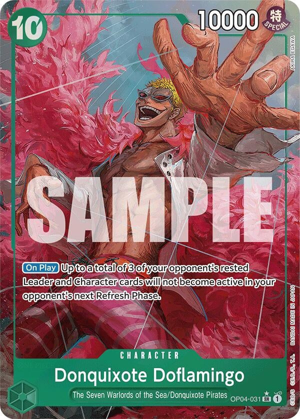 Donquixote Doflamingo (Alternate Art) (4031) (PRB-01) - One Piece Card Game Single