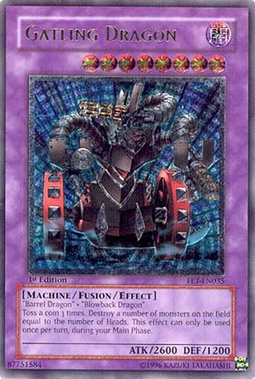 Gatling Dragon (UTR) (35) - YuGiOh Single