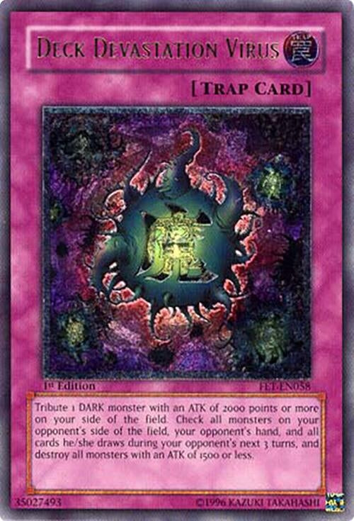 Deck Devastation Virus (UTR) (58) - YuGiOh Single