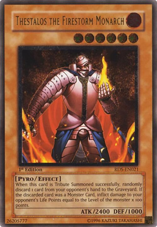 Thestalos the Firestorm Monarch (UTR) (21) - YuGiOh Single