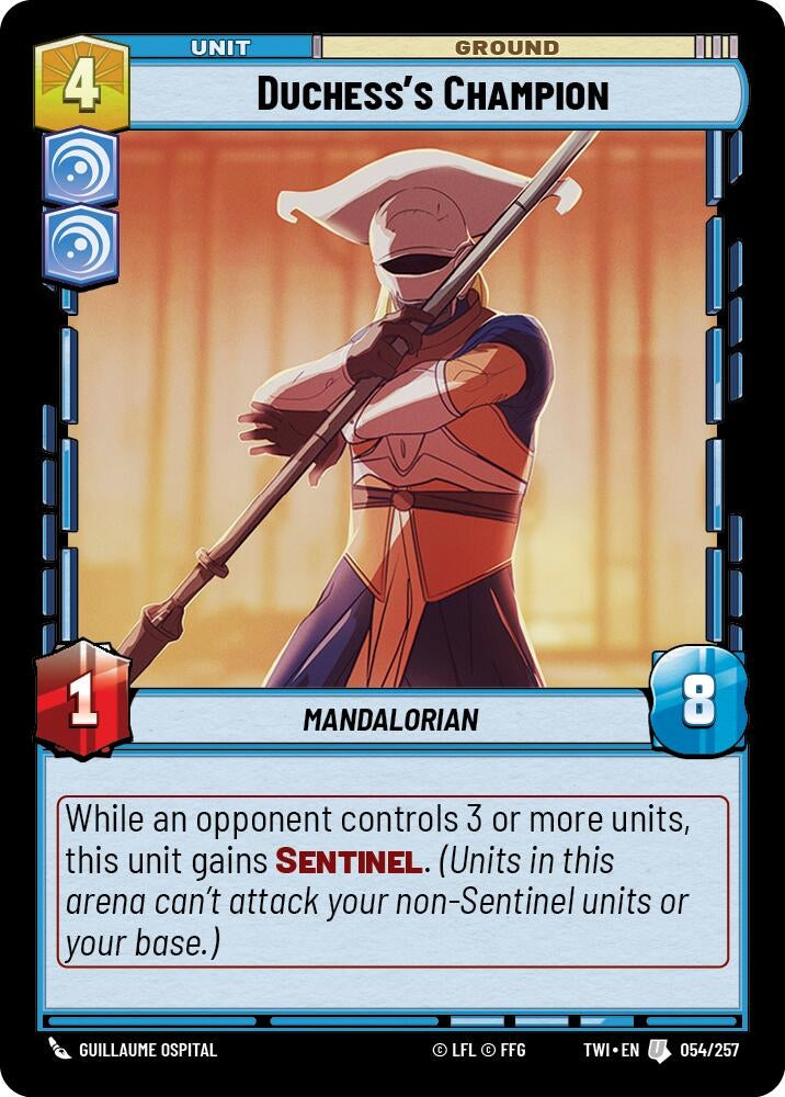 Duchess’s Champion (TOR) - Star Wars: Unlimited Single