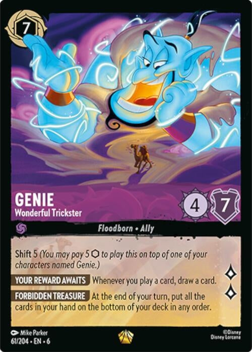 Genie - Wonderful Trickster (61) (6) - Disney Lorcana Single