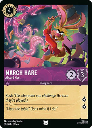 March Hare - Absurd Host (50) (6) - Disney Lorcana Single