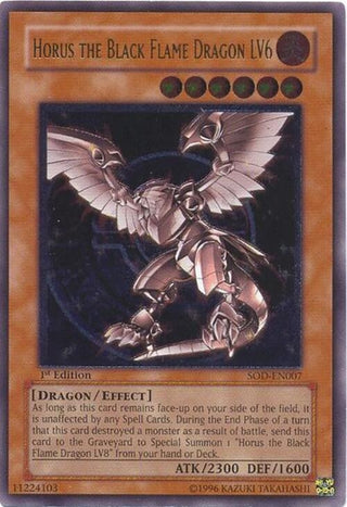 Horus the Black Flame Dragon LV6 (UTR) (7) - YuGiOh Single