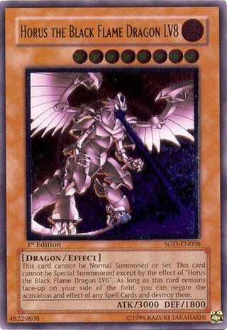 Horus the Black Flame Dragon LV8 (UTR) (8) - YuGiOh Single