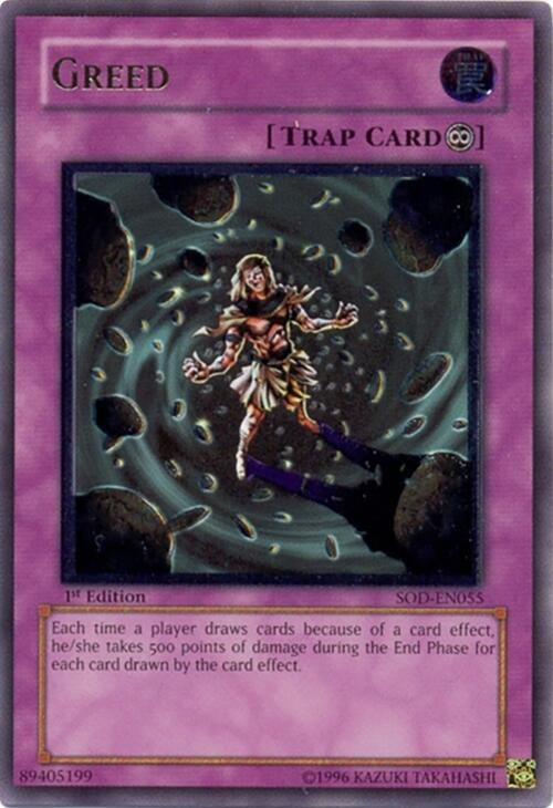 Greed (UTR) (55) - YuGiOh Single