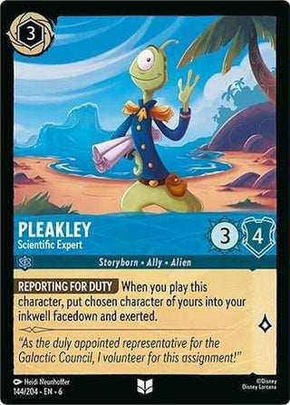 Pleakley - Scientific Expert (144) (6) - Disney Lorcana Single