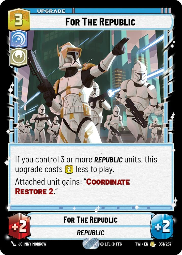 For The Republic (51) (TOR) - Star Wars: Unlimited Single