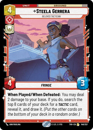 Steela Gerrera - Beloved Tactician (146) (TOR) - Star Wars: Unlimited Single