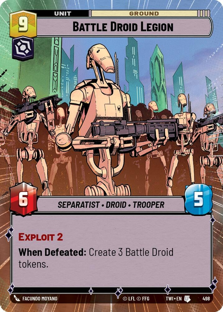 Battle Droid Escort (Hyperspace) (5) (TOR) - Star Wars: Unlimited Single