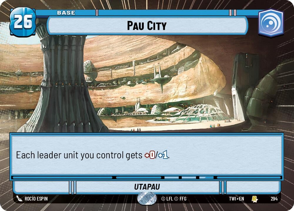 Pau City (Hyperspace) (294) (TOR) - Star Wars: Unlimited Single