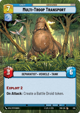 Multi-Troop Transport (Hyperspace) (339) (TOR) - Star Wars: Unlimited Single