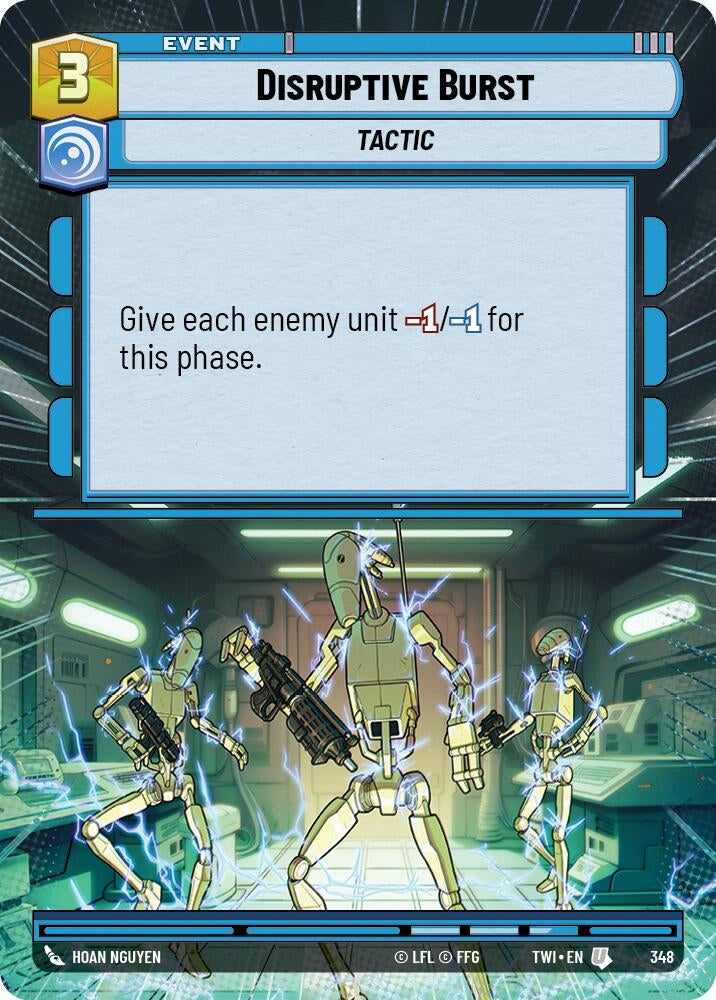 Disruptive Burst (Hyperspace) (348) (TOR) - Star Wars: Unlimited Single