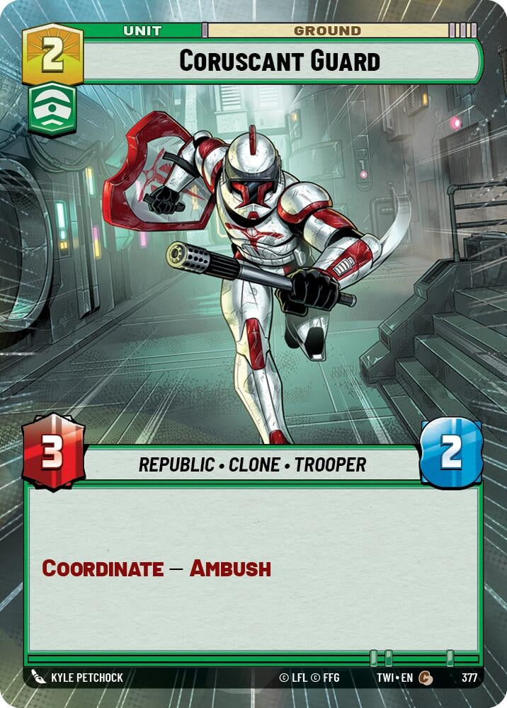 Coruscant Guard (Hyperspace) (377) (TOR) - Star Wars: Unlimited Single
