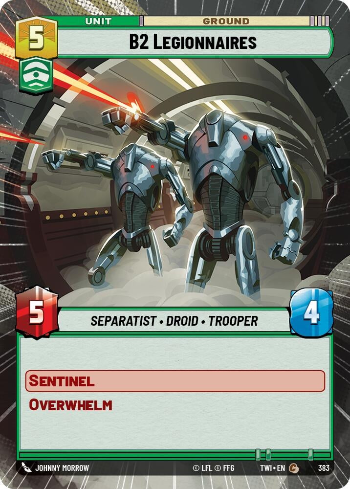 B2 Legionnaires (Hyperspace) (383) (TOR) - Star Wars: Unlimited Single