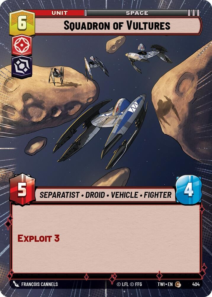 Squadron of Vultures (Hyperspace) (404) (TOR) - Star Wars: Unlimited Single