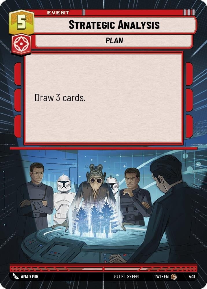 Strategic Analysis (Hyperspace) (441) (TOR) - Star Wars: Unlimited Single
