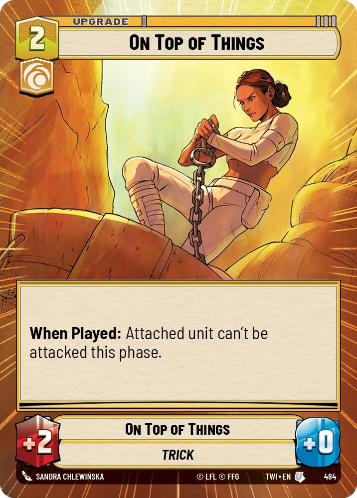 On Top of Things (Hyperspace) (484) (TOR) - Star Wars: Unlimited Single