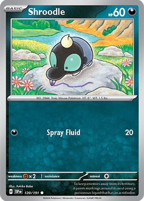 Shroodle (120/191) (SV08: Surging Sparks)
