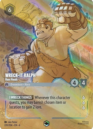 Wreck-It Ralph - Ham Hands (Enchanted) (220) (6) - Disney Lorcana Single