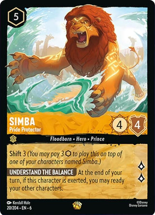 Simba - Pride Protector (20) (6) - Disney Lorcana Single