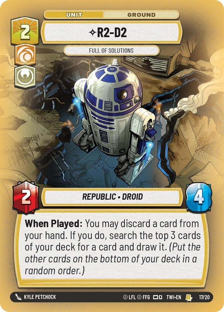 R2-D2 - Full of Solutions (17) (TOR-WPP) - Star Wars: Unlimited Single