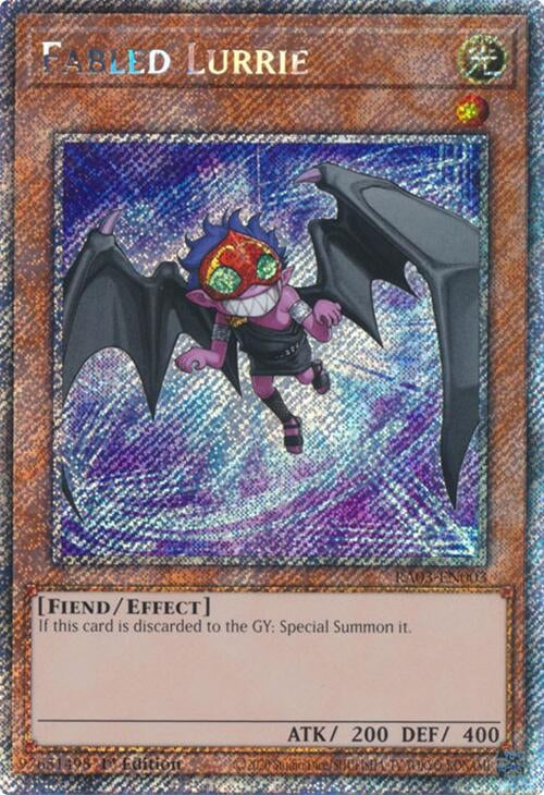 Fabled Lurrie (Platinum Secret Rare) (3003) - YuGiOh Single