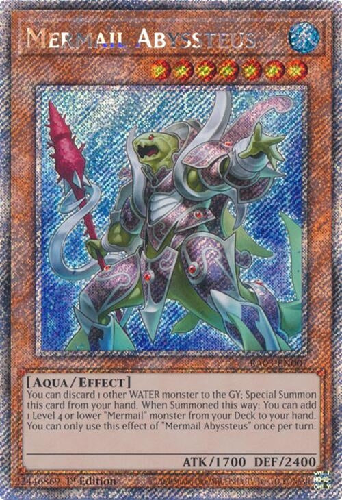 Mermail Abyssteus (Platinum Secret Rare) (3007) - YuGiOh Single