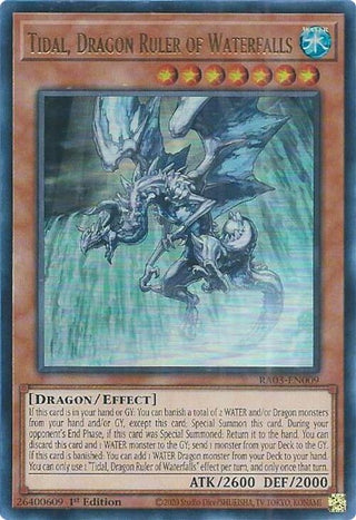 Tidal Dragon Ruler of Waterfalls (UR) (3009) - YuGiOh Single