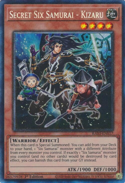 Secret Six Samurai - Kizaru (PCR) (3017) - YuGiOh Single