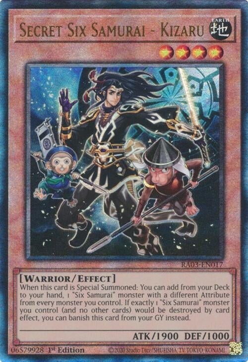 Secret Six Samurai - Kizaru (PUR) (3017) - YuGiOh Single