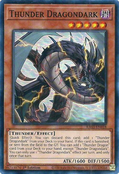 Thunder Dragondark (3018) - YuGiOh Single
