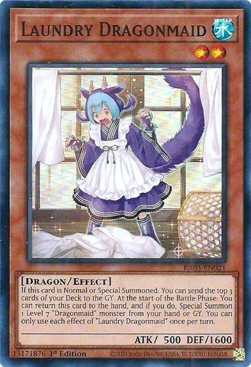 Laundry Dragonmaid (3021) - YuGiOh Single