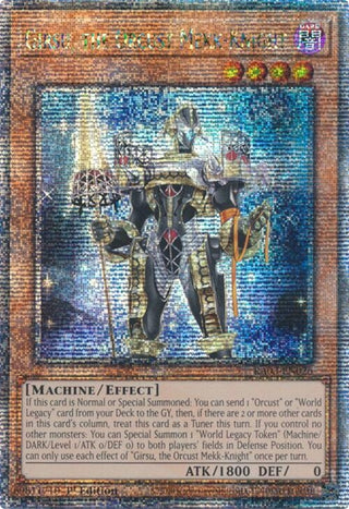 Girsu the Orcust Mekk-Knight (Quarter Century Secret Rare) (3026) - YuGiOh Single