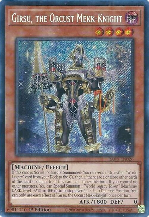 Girsu the Orcust Mekk-Knight (Secret Rare) (3026) - YuGiOh Single
