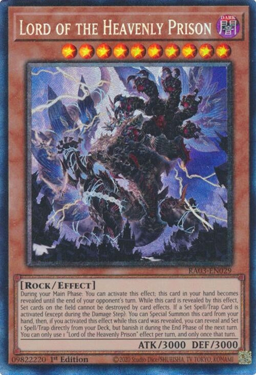 Lord of the Heavenly Prison (PCR) (3029) - YuGiOh Single