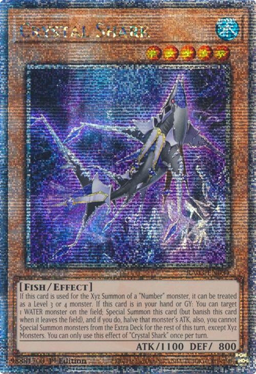 Crystal Shark (Quarter Century Secret Rare) (3031) - YuGiOh Single