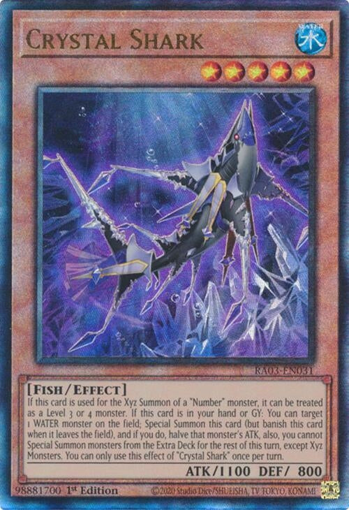 Crystal Shark (PUR) (3031) - YuGiOh Single