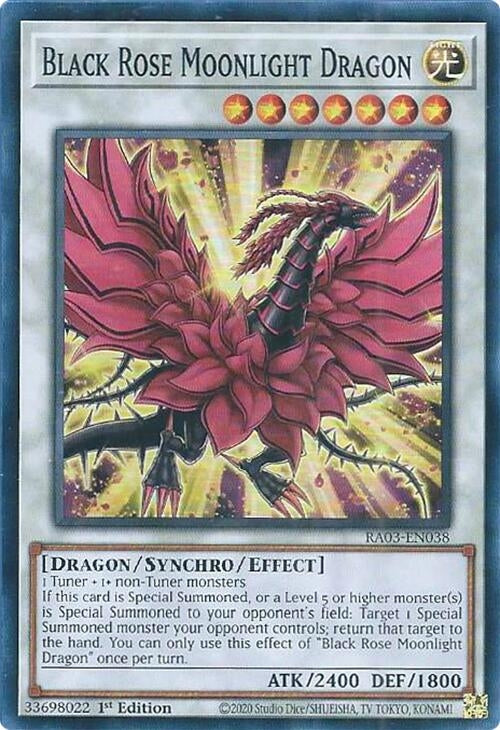 Black Rose Moonlight Dragon (3038) - YuGiOh Single