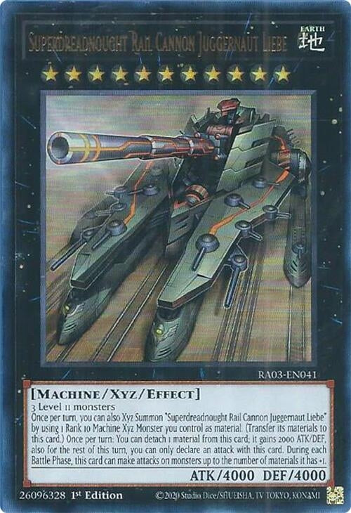 Superdreadnought Rail Cannon Juggernaut Liebe (UR) (3041) - YuGiOh Single