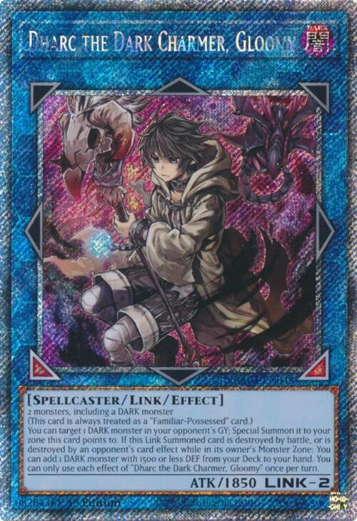 Dharc the Dark Charmer Gloomy (Platinum Secret Rare) (3048) - YuGiOh Single