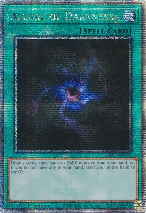 Allure of Darkness (Quarter Century Secret Rare) (3055) - YuGiOh Single