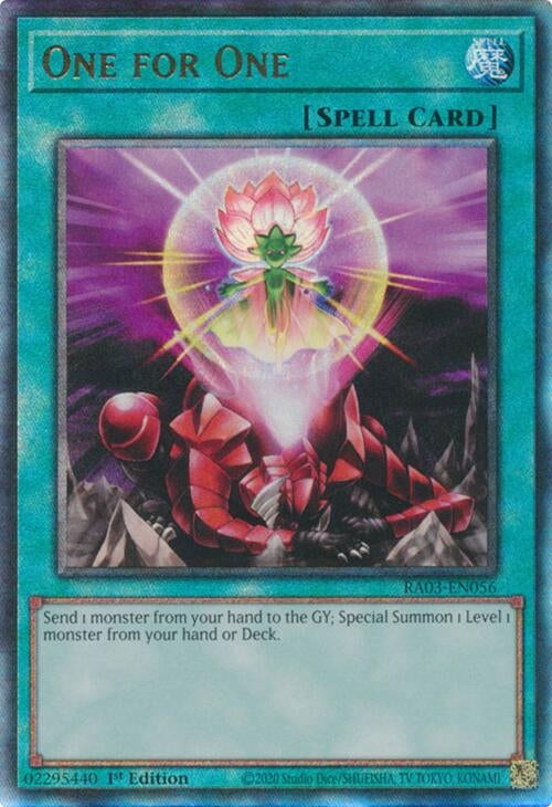 One for One (PUR) (3056) - YuGiOh Single