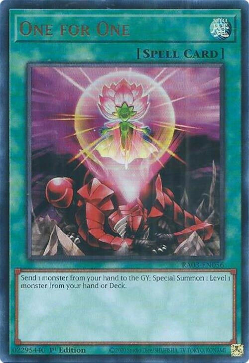 One for One (UR) (3056) - YuGiOh Single