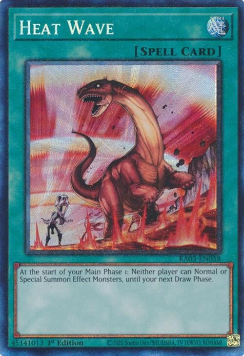 Heat Wave (PCR) (3058) - YuGiOh Single