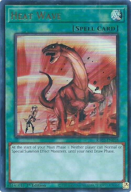 Heat Wave (UR) (3058) - YuGiOh Single